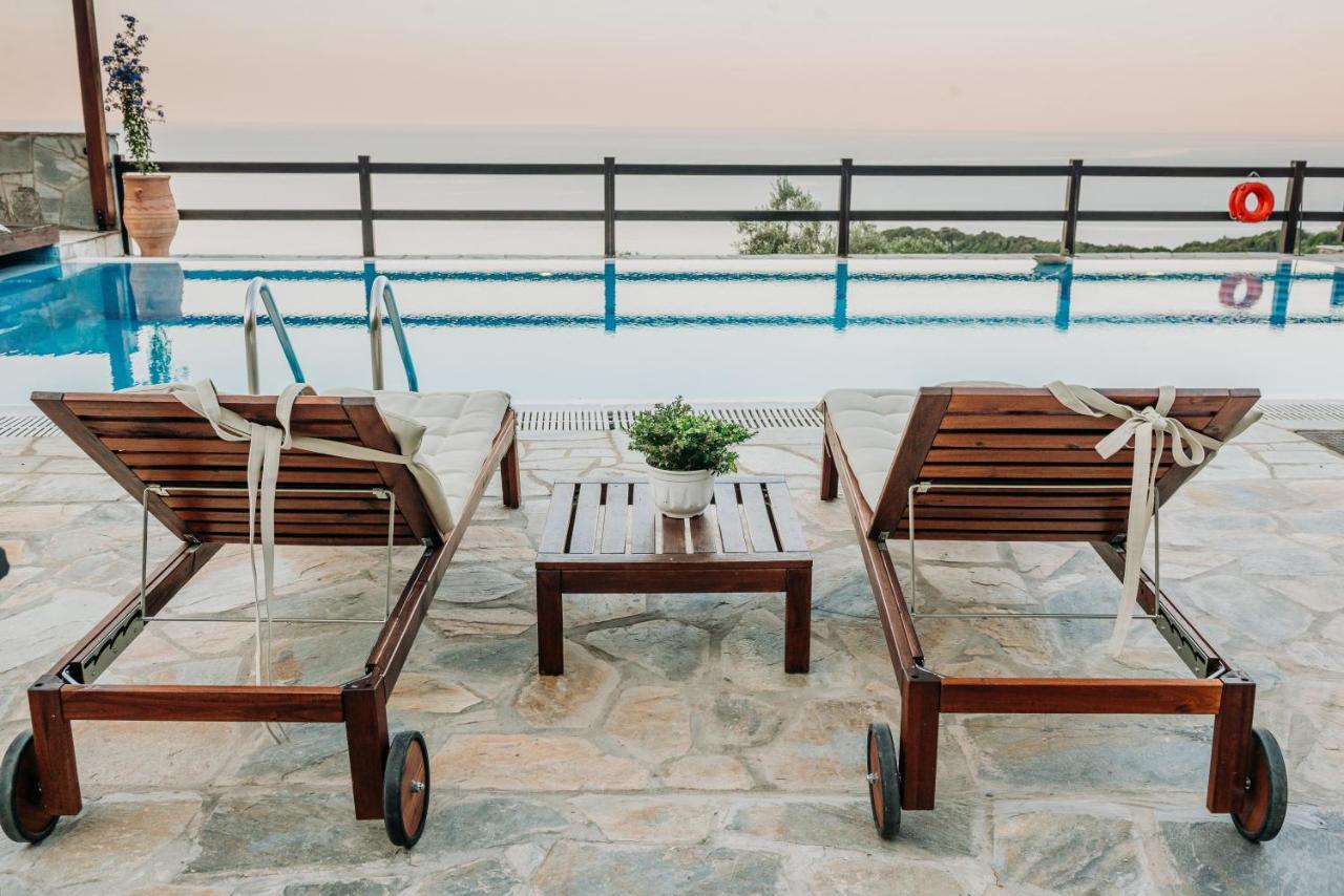 Elysian Luxury Villa Pelion Tsagkarada Exterior foto