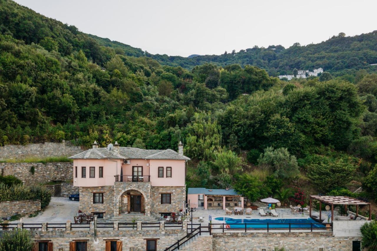 Elysian Luxury Villa Pelion Tsagkarada Exterior foto