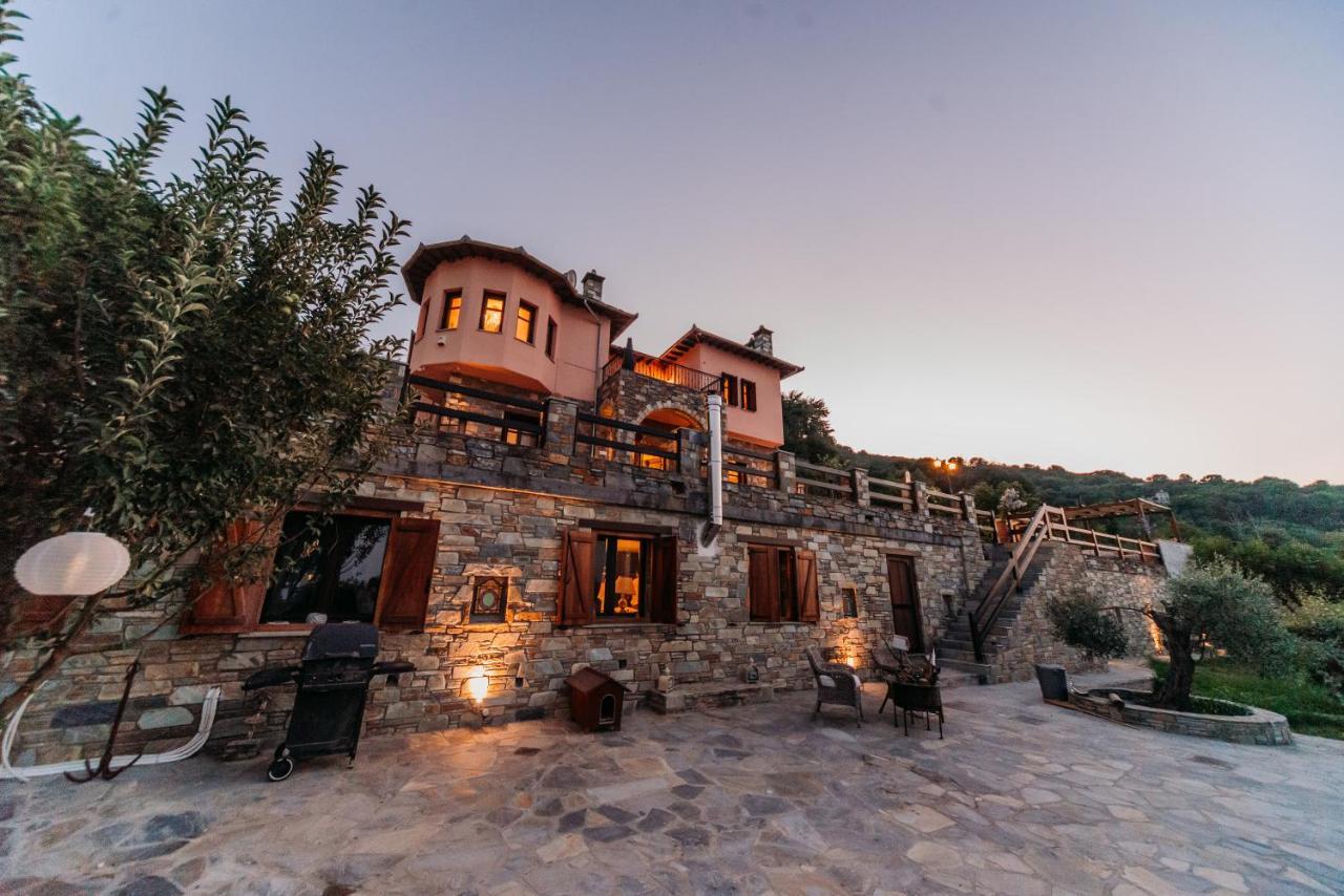 Elysian Luxury Villa Pelion Tsagkarada Exterior foto